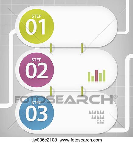Stock Illustration - illustration of process step by step . Fotosearch