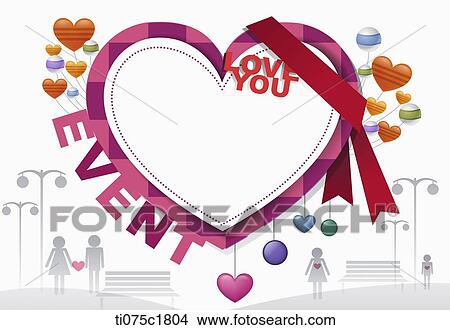 post card of event View Large Illustration Stock Illustration - post card of event. Fotosearch
