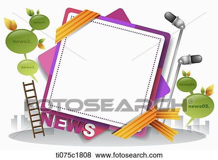 post card of news View Large Illustration Stock Illustration - post card of news. Fotosearch