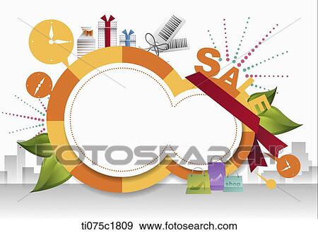 post card of sale View Large Illustration Stock Illustration - post card of sale. Fotosearch