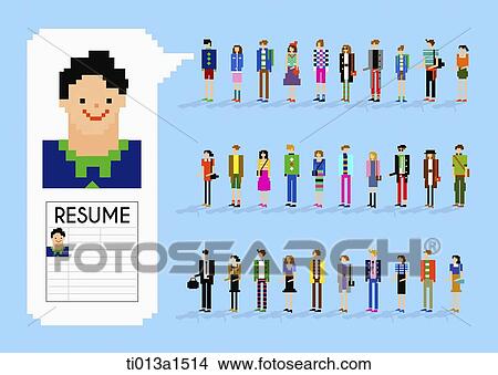 Stock Illustration - poster campaign for recruit. Fotosearch