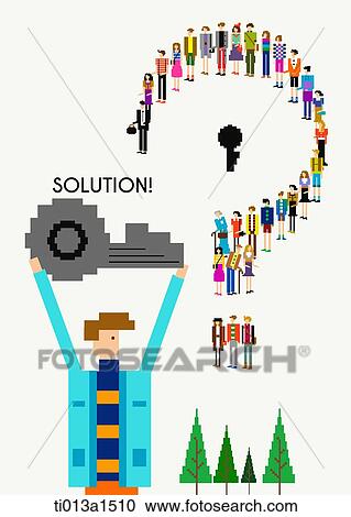 poster campaign for solution View Large Illustration Clipart - poster campaign for solution. Fotosearch
