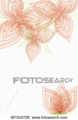 red flower background View Large Illustration Stock Illustration - red flower background. Fotosearch