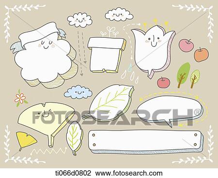 Drawing - speech bubble designs . Fotosearch