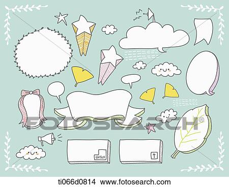 Speech bubble designs Stock Illustration | ti066d0814 | Fotosearch