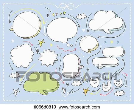 speech bubble designs View Large Illustration Stock Illustration - speech bubble designs . Fotosearch