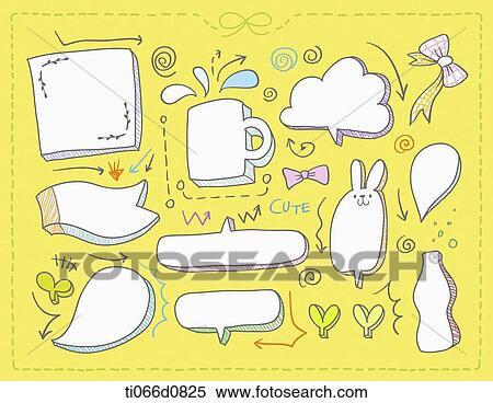 Stock Illustration - speech bubble designs . Fotosearch