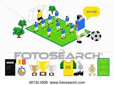 symbols of soccer View Large Illustration Stock Illustration - symbols of soccer. Fotosearch