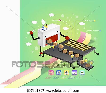 Stock Illustration - use and applications of smart IT devices . Fotosearch