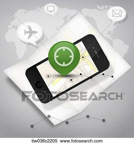 various applications in smartphone View Large Illustration Stock Illustration - various applications in smartphone. Fotosearch