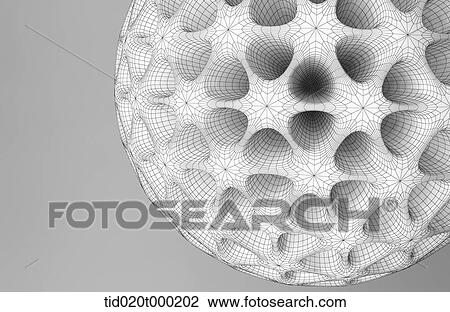 a ball with many lines and many holes View Large Photo Image Stock Image - a ball with many lines and many holes . Fotosearch