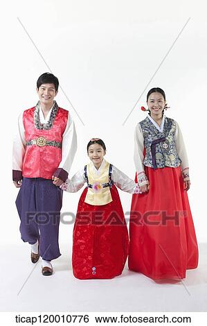 a family walking together in Hanbok View Large Photo Image Stock Photograph - a family walking together in Hanbok. Fotosearch