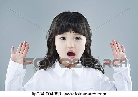 a girl surprised View Large Photo Image Stock Image - a girl surprised. Fotosearch