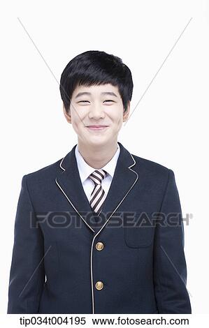 a male student with school uniform smiling View Large Photo Image Stock Photography - a male student with school uniform smiling . Fotosearch
