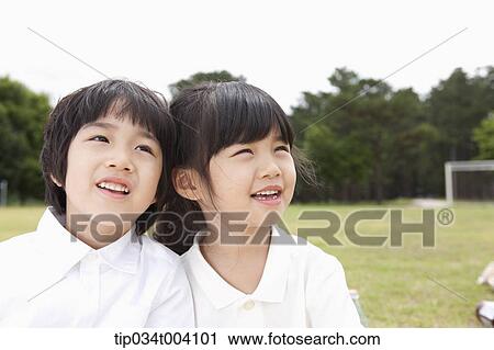 a son and a daughter together View Large Photo Image Stock Image - a son and a daughter together. Fotosearch