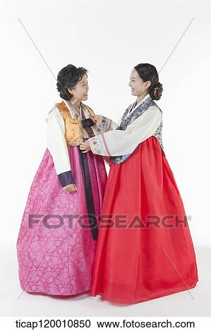 a woman and her mother in Hanbok View Large Photo Image Stock Image - a woman and her mother in Hanbok. Fotosearch