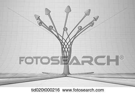 Stock Photograph - arrows rising up. Fotosearch