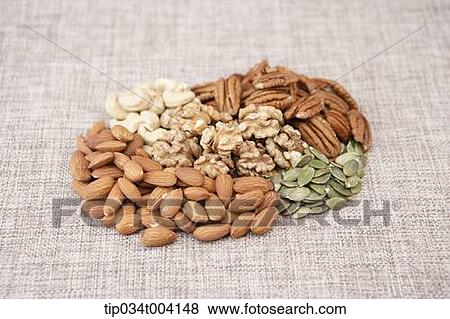 Stock Photo - bunch of nuts . Fotosearch