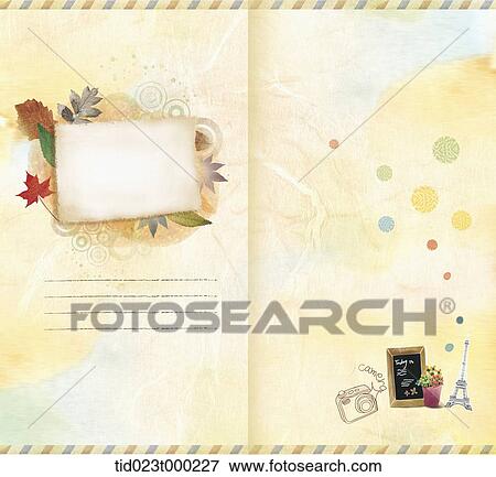 card template design of autumn View Large Photo Image Stock Photo - card template design of autumn. Fotosearch