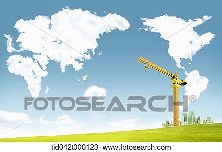 clouds forming a shape of a world map View Large Photo Image Stock Image - clouds forming a shape of a world map. Fotosearch