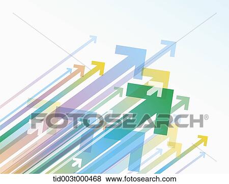 colourful arrows appearing from diagonal direction View Large Photo Image Stock Photo - colourful arrows appearing from diagonal direction . Fotosearch