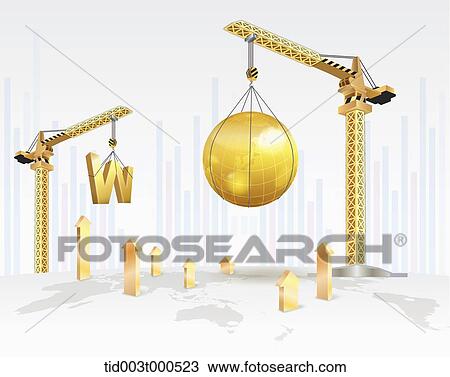 constructing Korean currency and globe View Large Photo Image Stock Image - constructing Korean currency and globe . Fotosearch