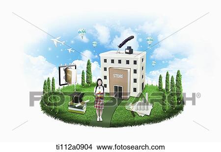 Picture - Design source, Backgrounds, Backdrop, Concepts, 3D, People, Human. Fotosearch