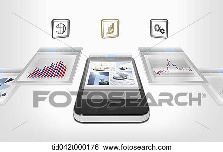 different functions in a mobile phone View Large Photo Image Stock Photograph - different functions in a mobile phone. Fotosearch