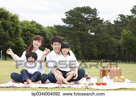family photo in a picnic View Large Photo Image Stock Image - family photo in a picnic . Fotosearch