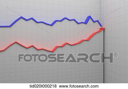 financial chart in blue and red colours View Large Photo Image Stock Photo - financial chart in blue and red colours. Fotosearch