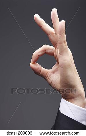 hand signal of okay View Large Photo Image Stock Image - hand signal of okay. Fotosearch