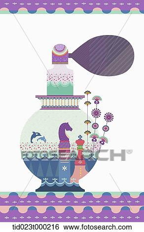illustration design of a perfume View Large Photo Image Stock Photograph - illustration design of a perfume . Fotosearch