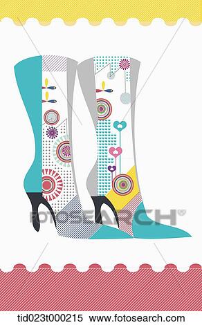 illustration design of boots View Large Photo Image Stock Photography - illustration design of boots. Fotosearch