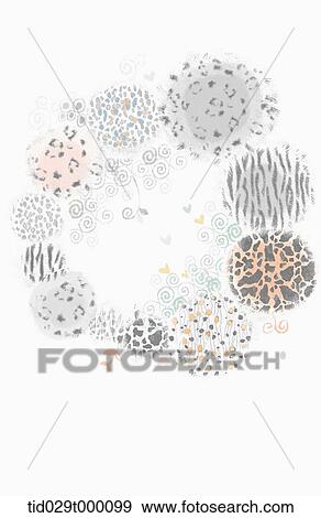 illustration drawing of designed balls in a circle View Large Photo Image Stock Photo - illustration drawing of designed balls in a circle. Fotosearch