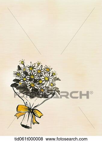 Stock Photo - illustration of a bunch of flowers. Fotosearch