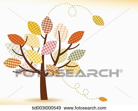 illustration of a colourful autumn tree View Large Photo Image Stock Photo - illustration of a colourful autumn tree. Fotosearch