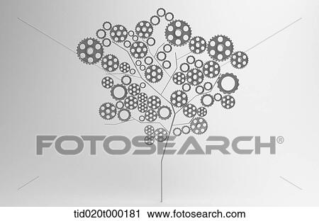 illustration of a gear tree View Large Photo Image Stock Image - illustration of a gear tree. Fotosearch