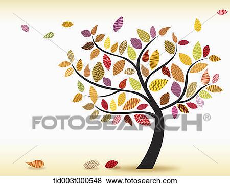illustration of colourful leaves being blown in the wind View Large Photo Image Stock Photo - illustration of colourful leaves being blown in the wind. Fotosearch