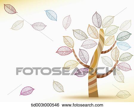 illustration of colourful leaves being blown in the wind View Large Photo Image Stock Photograph - illustration of colourful leaves being blown in the wind. Fotosearch