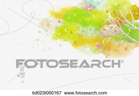 illustration of leaves of a star shape falling from a colourful tree View Large Photo Image Stock Photo - illustration of leaves of a star shape falling from a colourful tree. Fotosearch