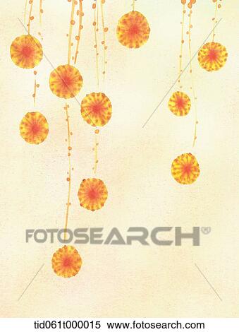 illustration of orange dandelions upside down View Large Photo Image Stock Photography - illustration of orange dandelions upside down. Fotosearch