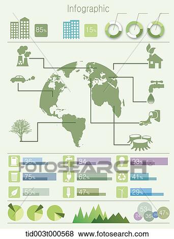 Stock Photo - infographic design of energy related graphs . Fotosearch