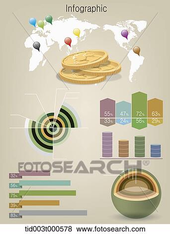 infographic design of financial graphs View Large Photo Image Stock Photo - infographic design of financial graphs . Fotosearch