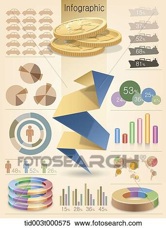 infographic design of financial graphs View Large Photo Image Stock Photography - infographic design of financial graphs . Fotosearch