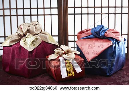 Korean traditional packages in front of Korean traditional paper door View Large Photo Image Stock Image - Korean traditional packages in front of Korean traditional paper door. Fotosearch
