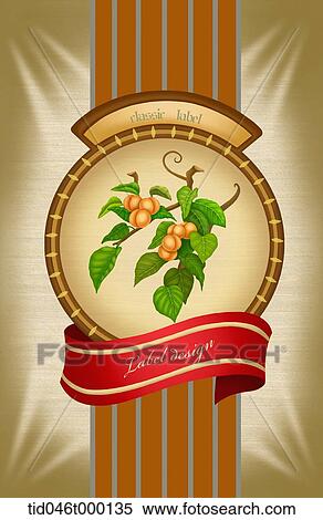 label design of peaches View Large Photo Image Stock Photography - label design of peaches. Fotosearch