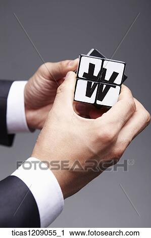 man playing a puzzle View Large Photo Image Stock Image - man playing a puzzle. Fotosearch