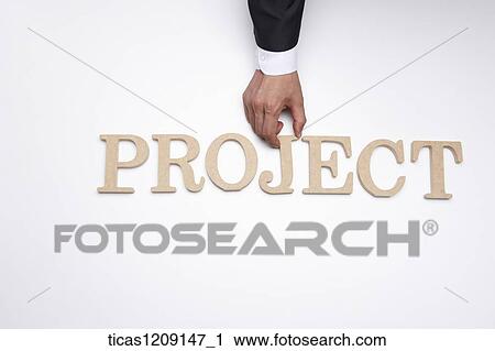 man putting a letter of J to make up of PROJECT View Large Photo Image Stock Image - man putting a letter of J to make up of PROJECT. Fotosearch