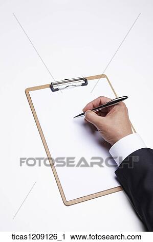 man writing on the paper with a pen View Large Photo Image Stock Image - man writing on the paper with a pen. Fotosearch