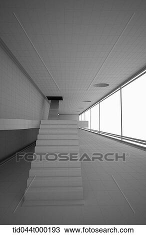 modern interior of a white empty building View Large Photo Image Stock Image - modern interior of a white empty building. Fotosearch